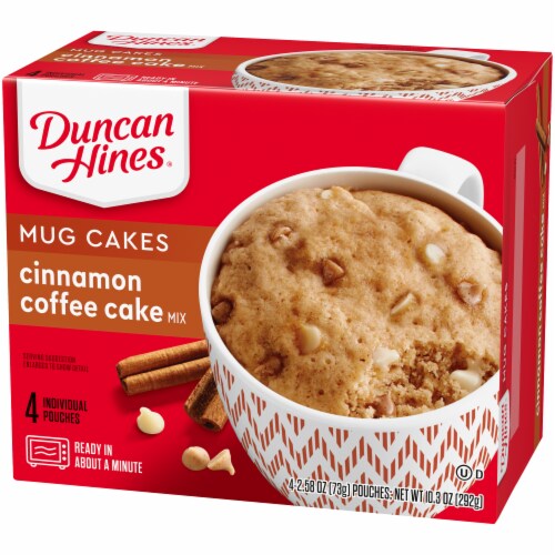 Duncan Hines Mug Cakes Cinnamon Coffee Cake Mix Perspective: right