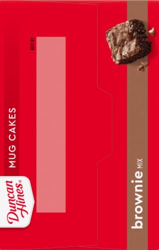 Duncan Hines Mug Cakes Brownie Mix Perspective: right