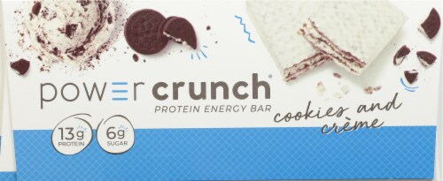 Power Crunch® Cookies and Creme Protein Energy Bar Perspective: right