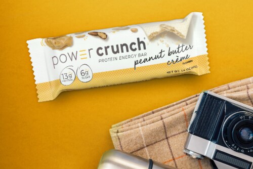 Power Crunch® Peanut Butter Creme Protein Energy Bar Perspective: right