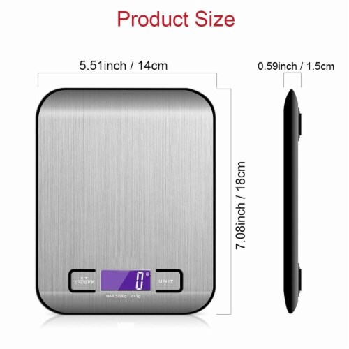 Kitcheniva Digital Food Scale Perspective: right