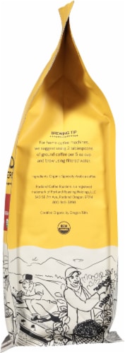 Portland Coffee Roasters French Dark Roast Organic Whole Bean Coffee Perspective: right