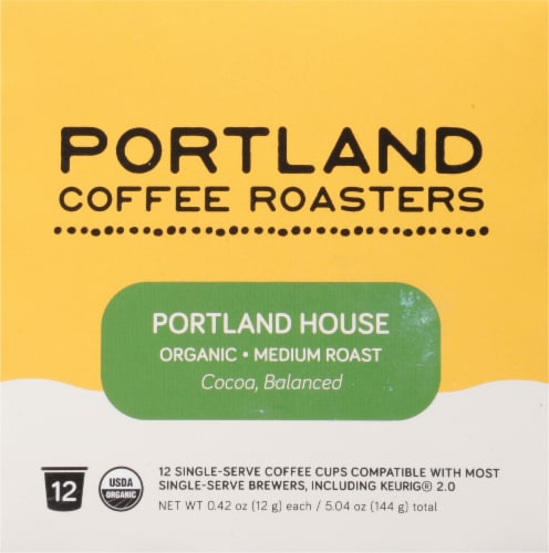 Portland Coffee Roasters French Dark Roast Organic Coffee Pods Perspective: right