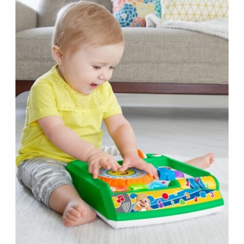 Fisher-Price Laugh & Learn Mix & Learn DJ Table, Musical Learning Toy for  Baby & Toddler