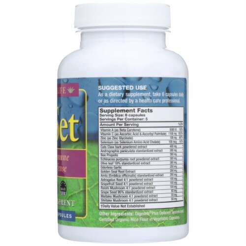 Aerobic Life OnSet Natures Immune System Defense Vegetable Capsules Perspective: right