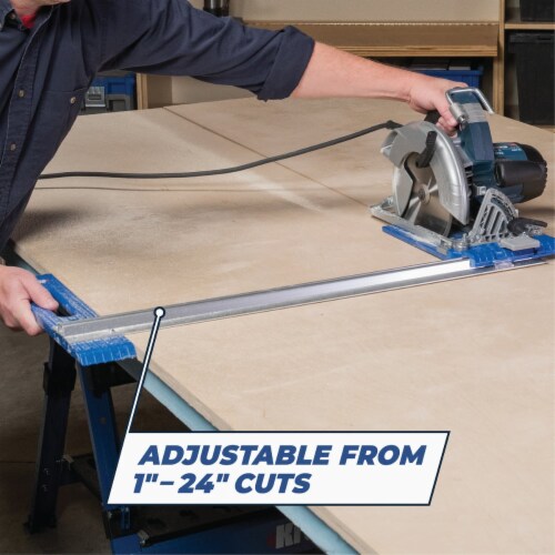 Kreg Rip-Cut Aluminum Circular Saw Guide KMA2685 Perspective: right