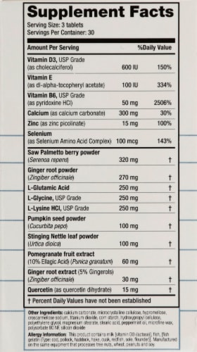Real Health  Prostate Formula with Saw Palmetto Perspective: right