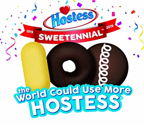 Hostess Donettes Mini Donuts, Glazed, 10.5 Ounce (Pack of 6) Perspective: right