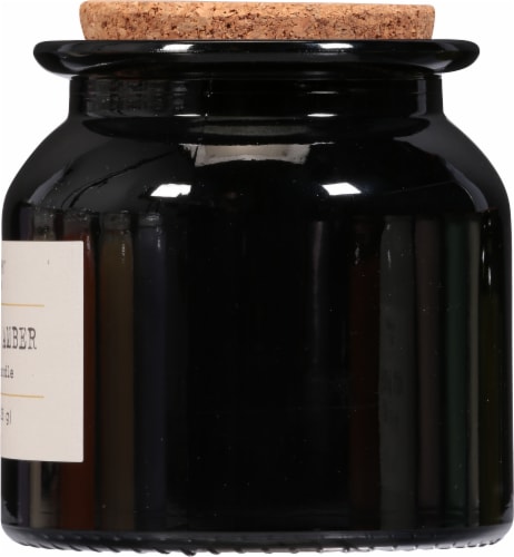 Foundry Candle Co. Tobacco + Amber Soy Wax Candle - Black Perspective: right