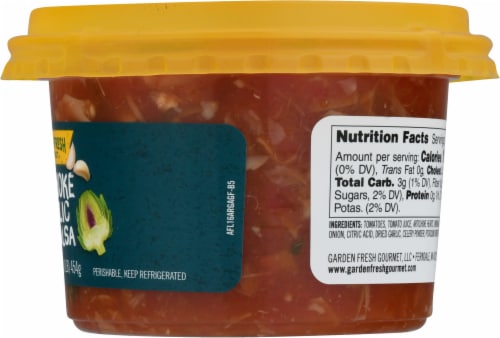Garden Fresh Gourmet® Mild Artichoke Garlic Salsa Perspective: right