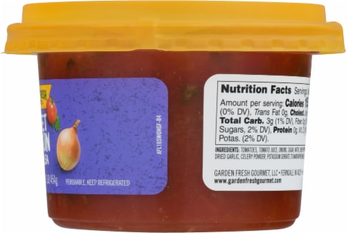 Garden Fresh Gourmet® Sweet Onion Salsa Perspective: right