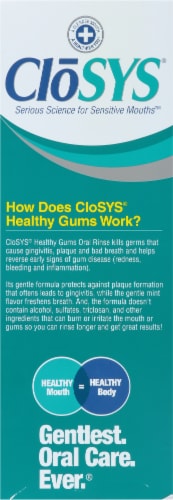 CloSYS® Healthy Gums Gentle Mint Sensitive Mouth Rinse Perspective: right