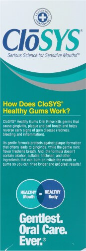 CloSYS® Healthy Gums Gentle Mint Sensitive Mouth Rinse Perspective: right