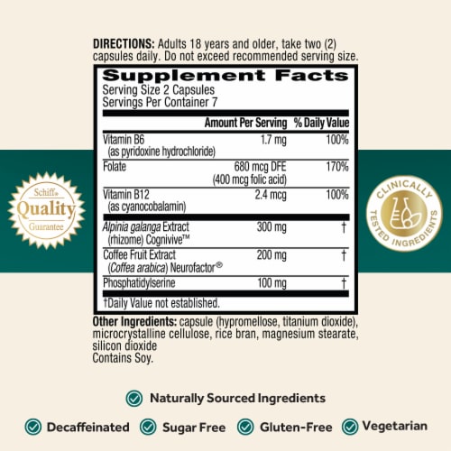 Neuriva Ultra Brain Health Supplement, Memory, Focus & Concentration Support Perspective: right