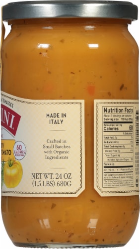 Lucini Italia Organic Golden Tomato Sauce Perspective: right