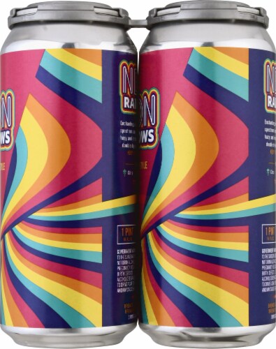 Ommegang Brewery OMG Series Neon Rainbows New England-Style IPA Perspective: right
