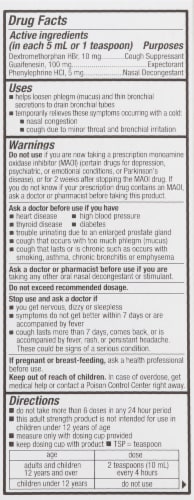 Tukol Adult Extra Strength Multi Symptom Cold Medicine Perspective: right