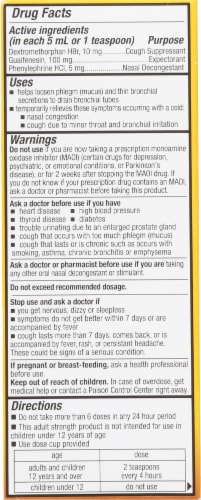Tukol Adult X-Pecto Honey Cough & Cold Suppressant Expectorant & Decongestant Liquid Perspective: right