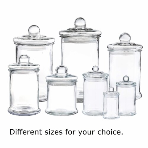 Glass Apothecary Jar Canister Set with Ball Lid (0.7 Gallon) Perspective: right