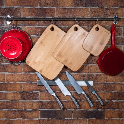 Wooden Cutting Boards for Kitchen with Juice Groove and Handles - Bamboo Chopping  Boards Set, 1 - Kroger