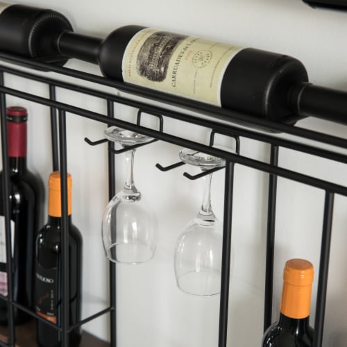 Circular wall mounted wine rack online