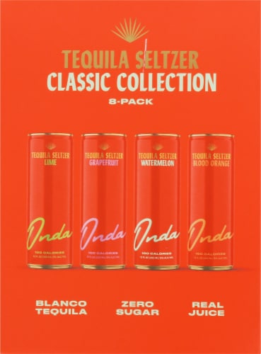Onda Tequila Seltzer Classic Collection Variety Pack Perspective: right