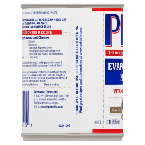 PET Evaporated Milk Perspective: right