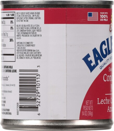 Eagle Brand Sweetened Condensed Milk Perspective: right