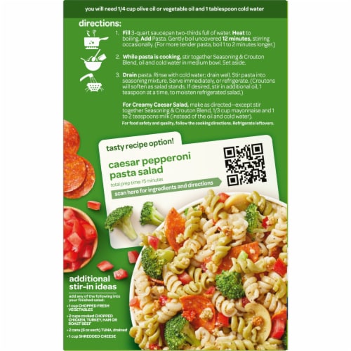 Betty Crocker Suddenly! Caesar Pasta Salad 7.25 oz Perspective: right