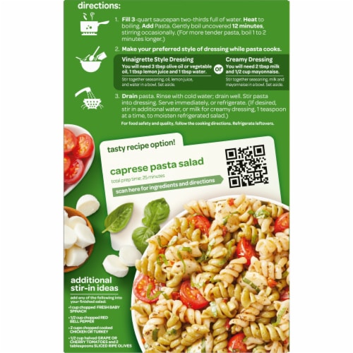 Betty Crocker Suddenly! Sweet Basil Pasta Salad Perspective: right