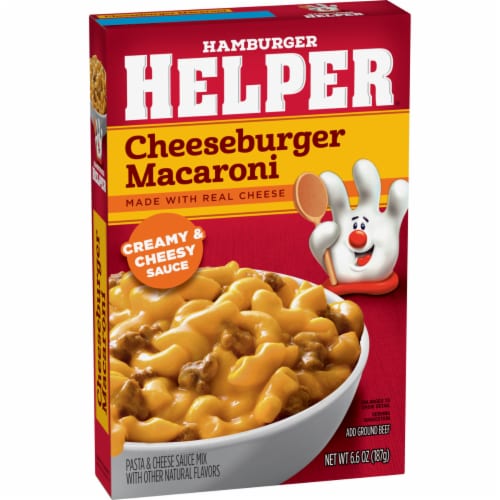 Hamburger Helper Cheeseburger Macaroni Perspective: right
