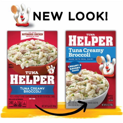 Tuna Helper Creamy Broccoli Pasta Perspective: right