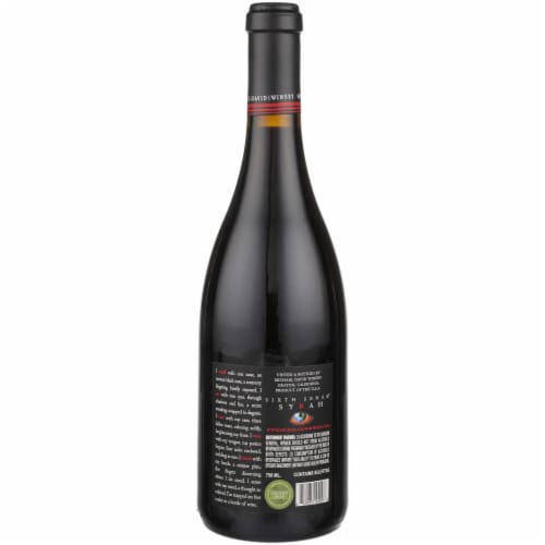 Sixth Sense Syrah California Red Wine Perspective: right
