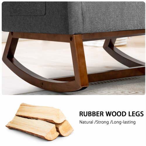 Costway mid century rocker online