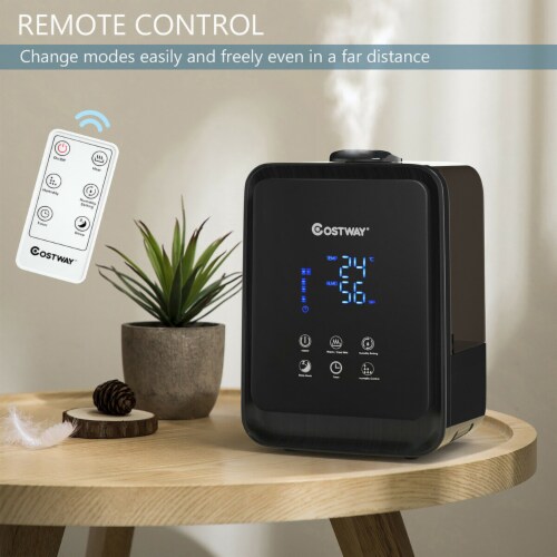 4.5L Ultrasonic Cool Warm Mist Air Diffuser Humidifier w/ Remote Control Perspective: right
