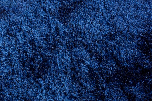 Feizy Rugs Indochine Plush Shag Rug with Metallic Sheen Area Rug - Dark Blue Perspective: right