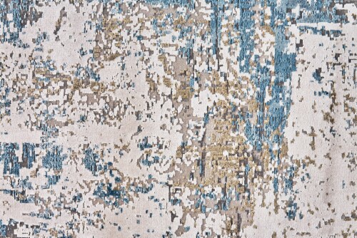 Feizy Rugs Cadiz Gradient Luster Accent Rug - Light Blue/Ivory Perspective: right