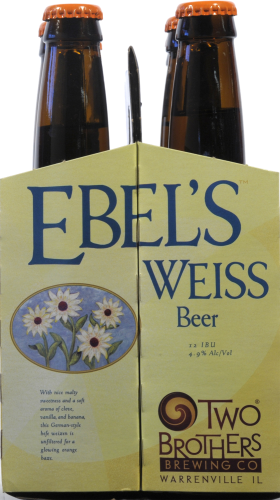 Two Brothers Ebel's Weiss Beer Perspective: right