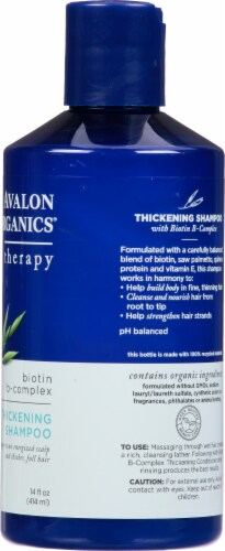 Avalon Organic® Therapy Biotin B Complex Thickening Shampoo Perspective: right