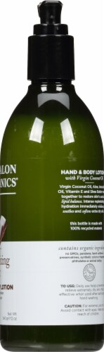 Avalon Organics® Moisturizing Coconut Hand & Body Lotion Perspective: right