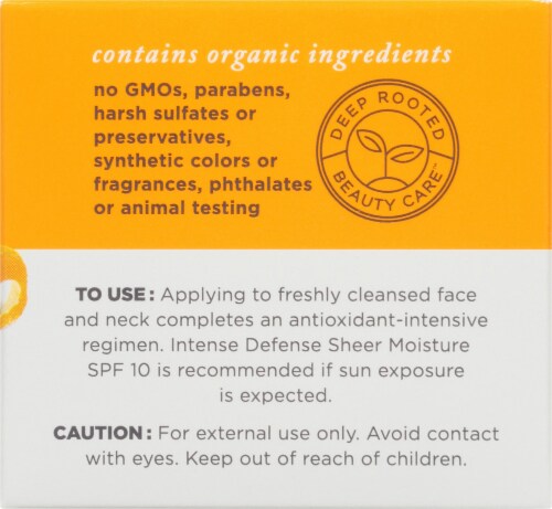 Avalon Organics Vitamin C Rejuvenating Oil Free Moisturizer Perspective: right
