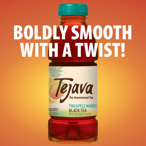 Tejava™ Tea Unsweetened Black Tea - Pineapple Mango Perspective: right