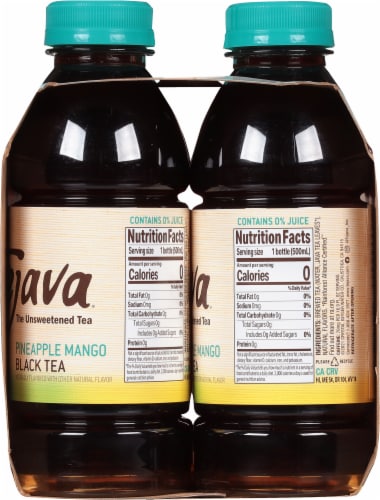 Tejava® Pineapple Mango Unsweetened Black Tea Perspective: right