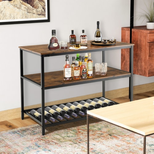 Wood and metal shop bar