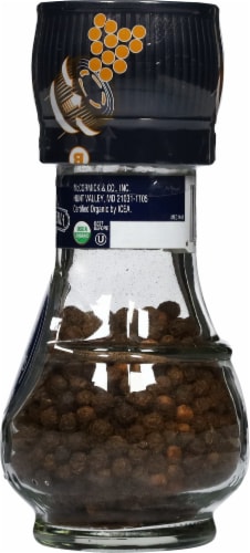 Drogheria & Alimentari® Organic Black Peppercorns Mill Perspective: right