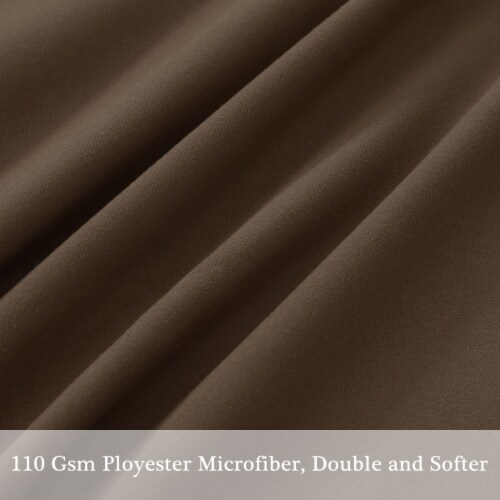 PiccoCasa Microfiber Pillowcase for Long Pillow with Zipper Closure Perspective: right
