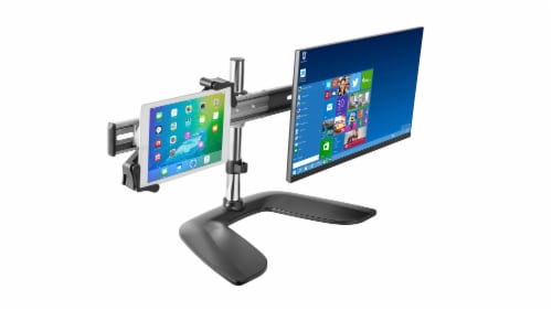 Dual Screen VESA and Tablet Workstation Perspective: right