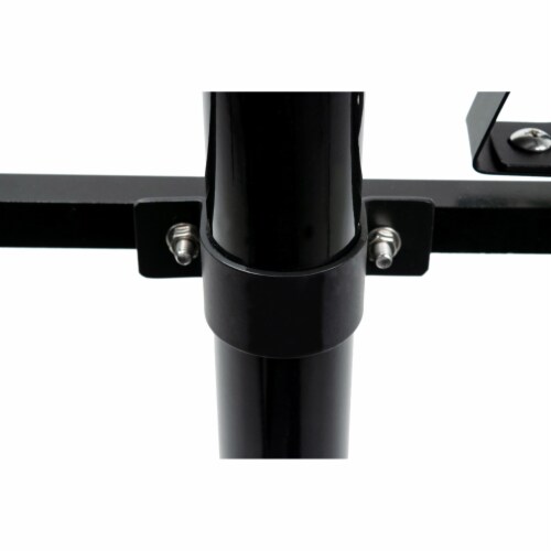 Cup Holder and Towel Rack Gym Buddy Add-On for CTA Digital Floor Stands Perspective: right