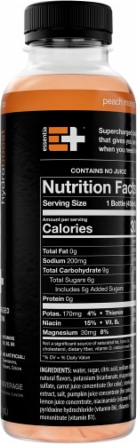 Essentia® Hydroboost Peach Mango Enhanced Water Beverage Perspective: right