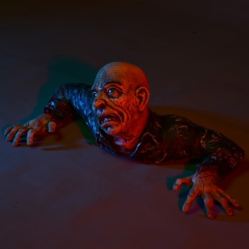 31 Animated Halloween Prop Groundbreaker Zombie Graveyard Haunted House Party Decoration Perspective: right